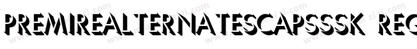 PremireAlternateSCapsSSK Regular字体转换